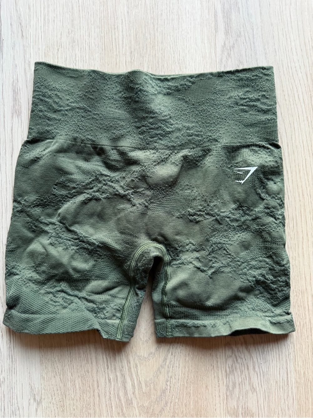 Gymshark Seamless High-Waist Shorts - Olive